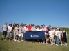 Another group photo at the end of the day at the golf course
