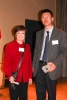 Professor Pauline Thompson with lucky draw winner Allen Zuo (MBA 2004) 