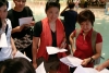 In this photo: Eric Chiu (BASc 2004 COMP), Raymond Ng (BASc 2003 ELEC), Rosina Lai (HBA 1994 SMC), and Anna Lau (BA 1992 SMC)
